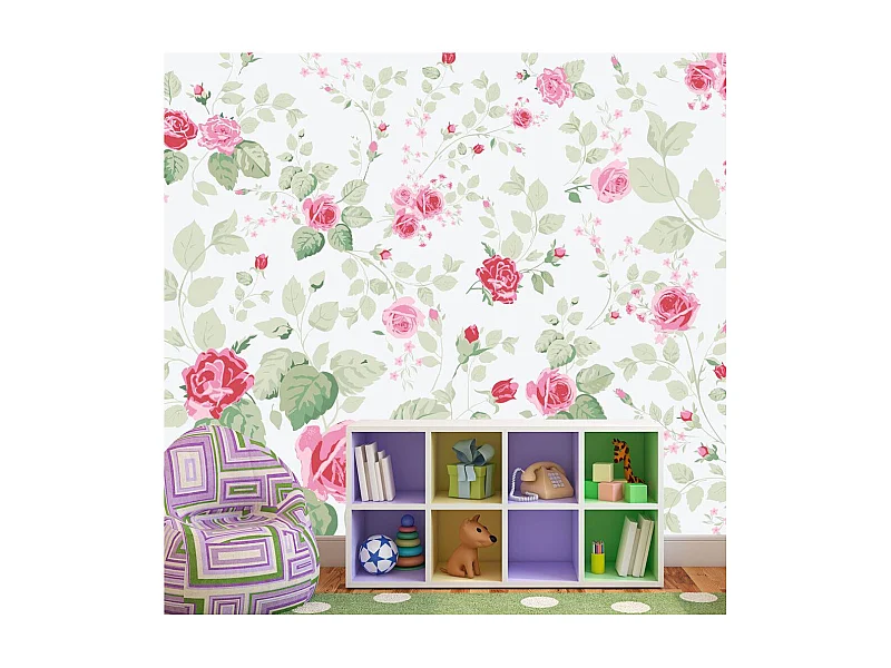 Papier Peint "Rosy Pleasures" 70 x 100 cm