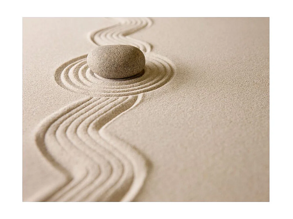 Papier Peint "Zen Sand Garden" 193 x 250 cm