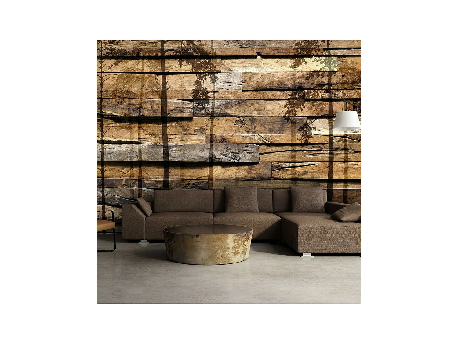 Papier Peint "Shadow of Trees" 140 x 200 cm