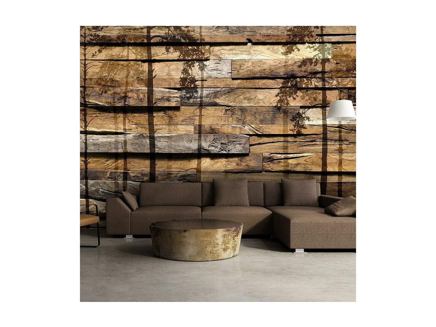 Papier Peint "Shadow of Trees" 140 x 200 cm