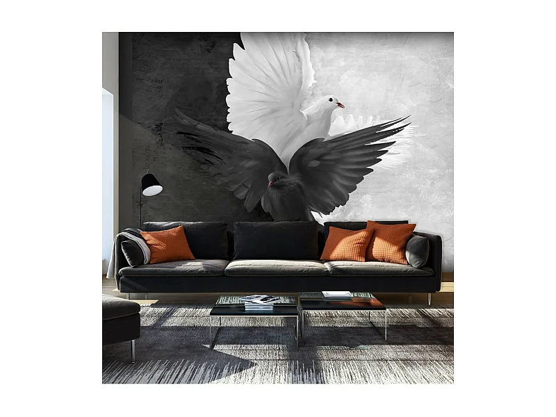 Papier Peint "Bon Contre le Mal" 154 x 200 cm