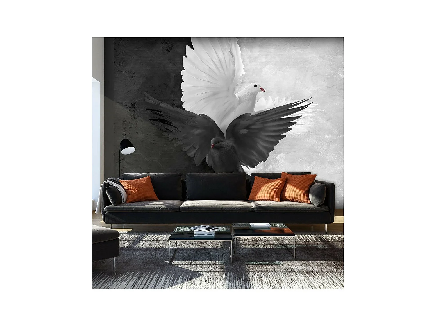 Papier Peint "Bon Contre le Mal" 154 x 200 cm