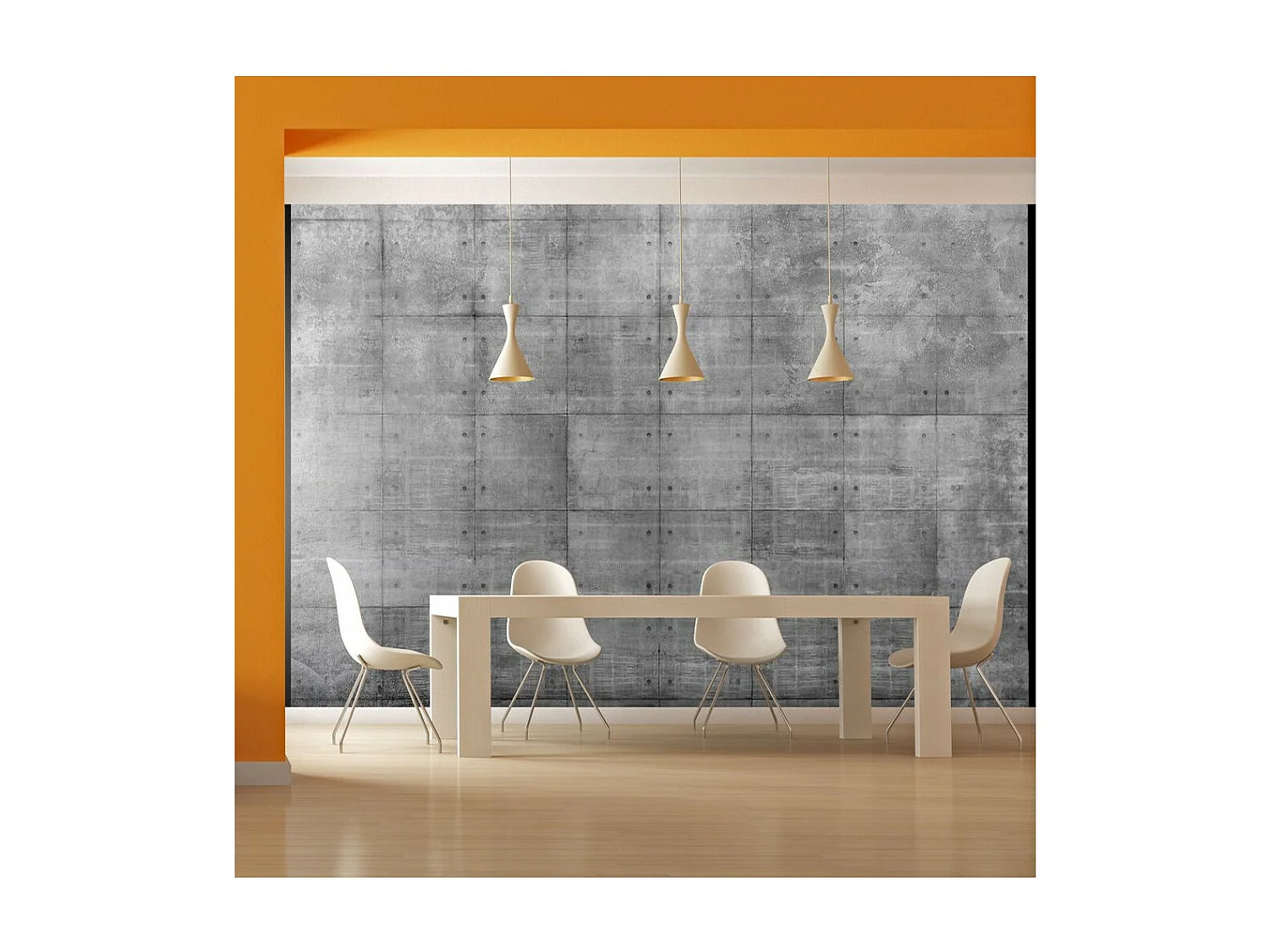 Papier Peint "Steel Puzzle" 175 x 250 cm