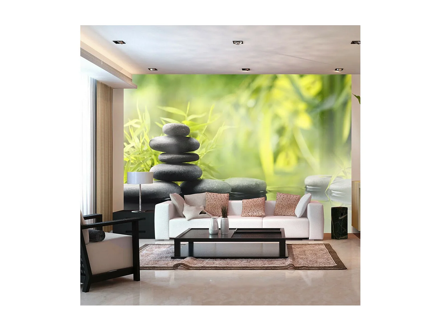 Papier Peint "Serenity of Nature" 105 x 150 cm