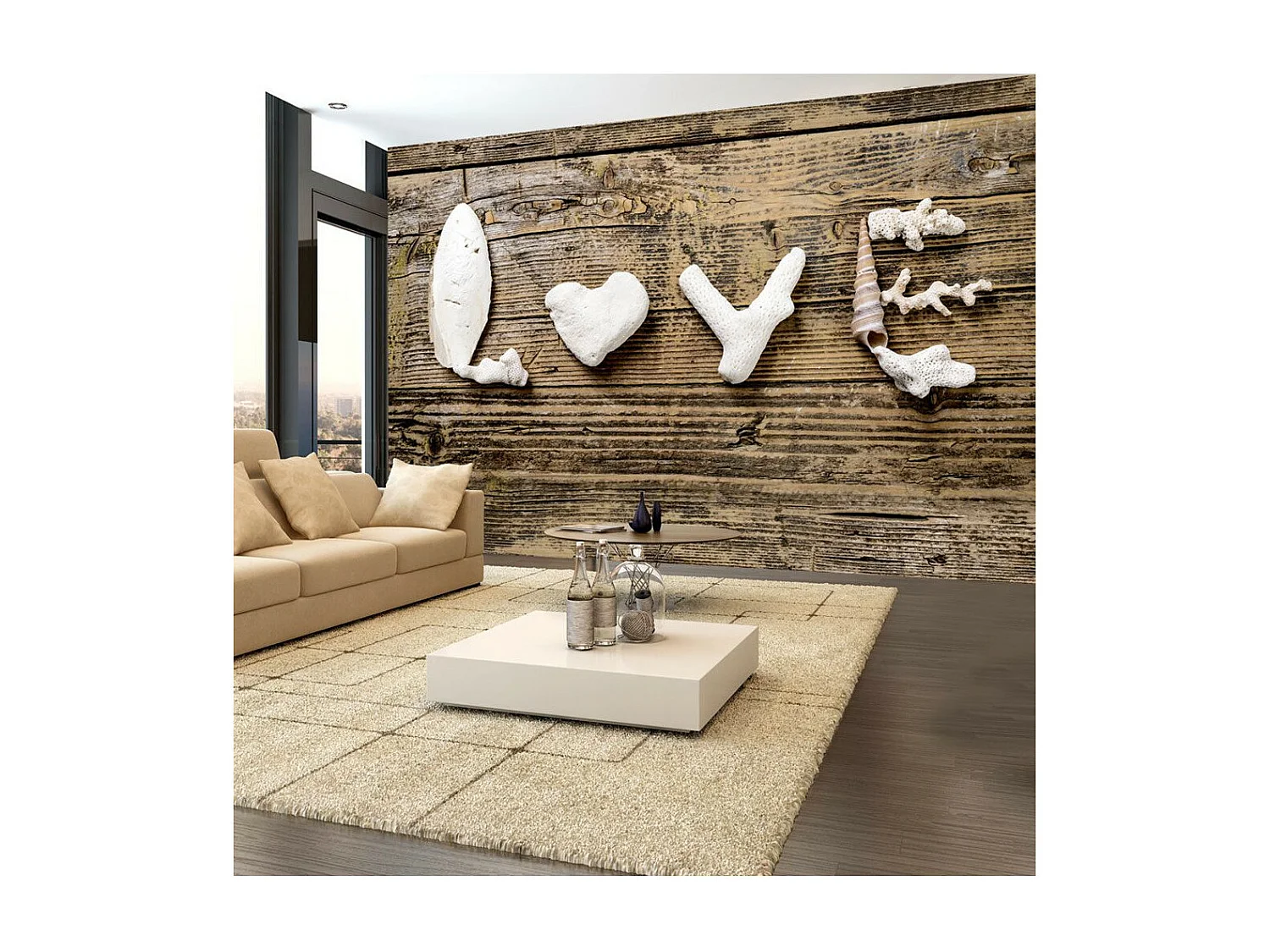 Papier Peint "Declaration of Love" 245 x 350 cm