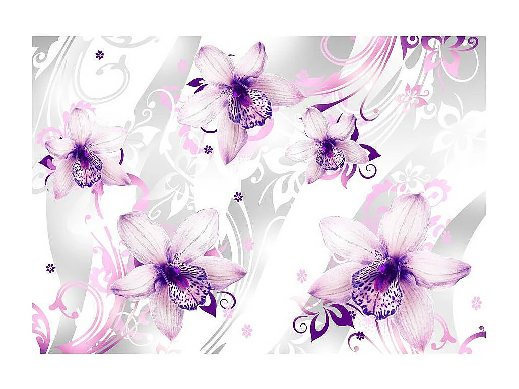 Papier Peint "Sounds of Subtlety Violet" 210 x 300 cm