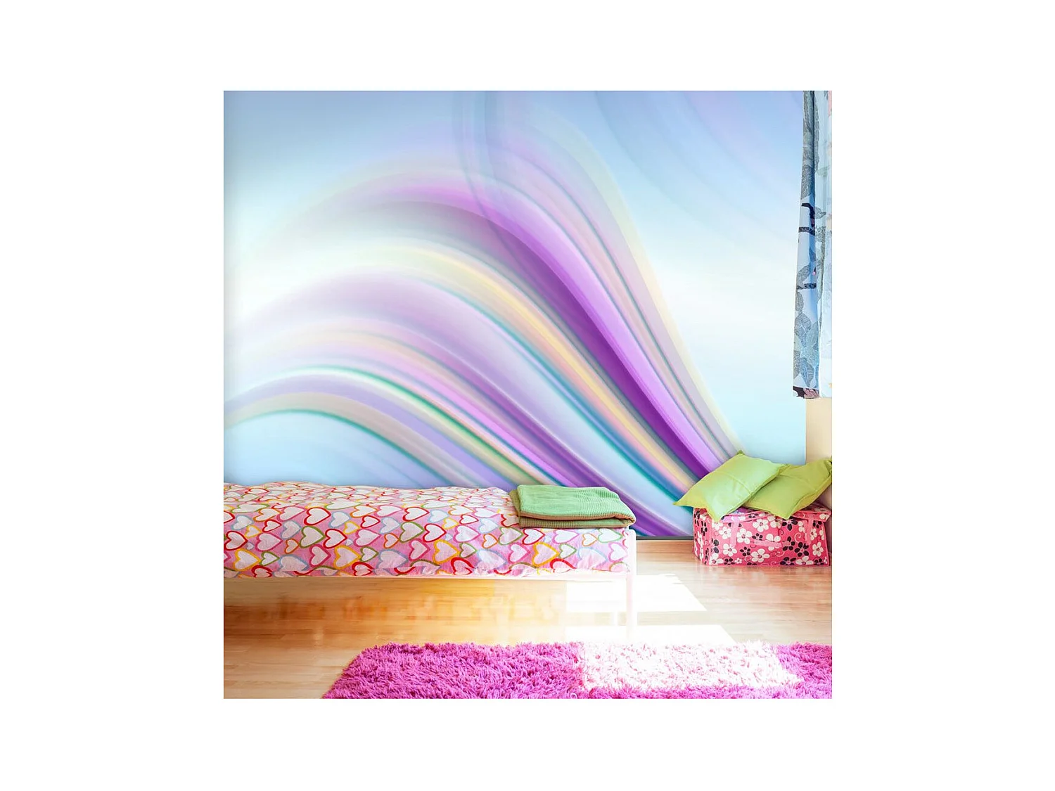 Papier Peint "Rainbow Abstract Background" 154 x 200 cm