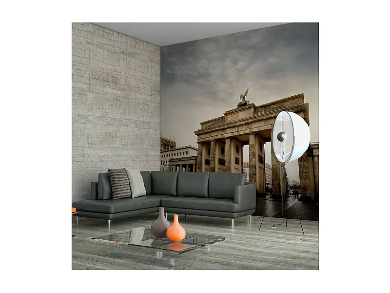 Papier Peint "Touristes Autour de la Porte de Brandebourg" 154 x 200 cm