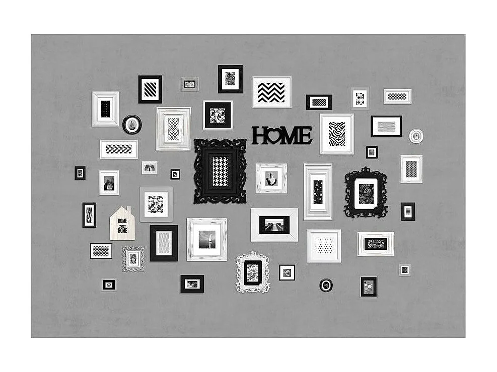 Papier Peint "Wall Full of Frames" 140 x 200 cm