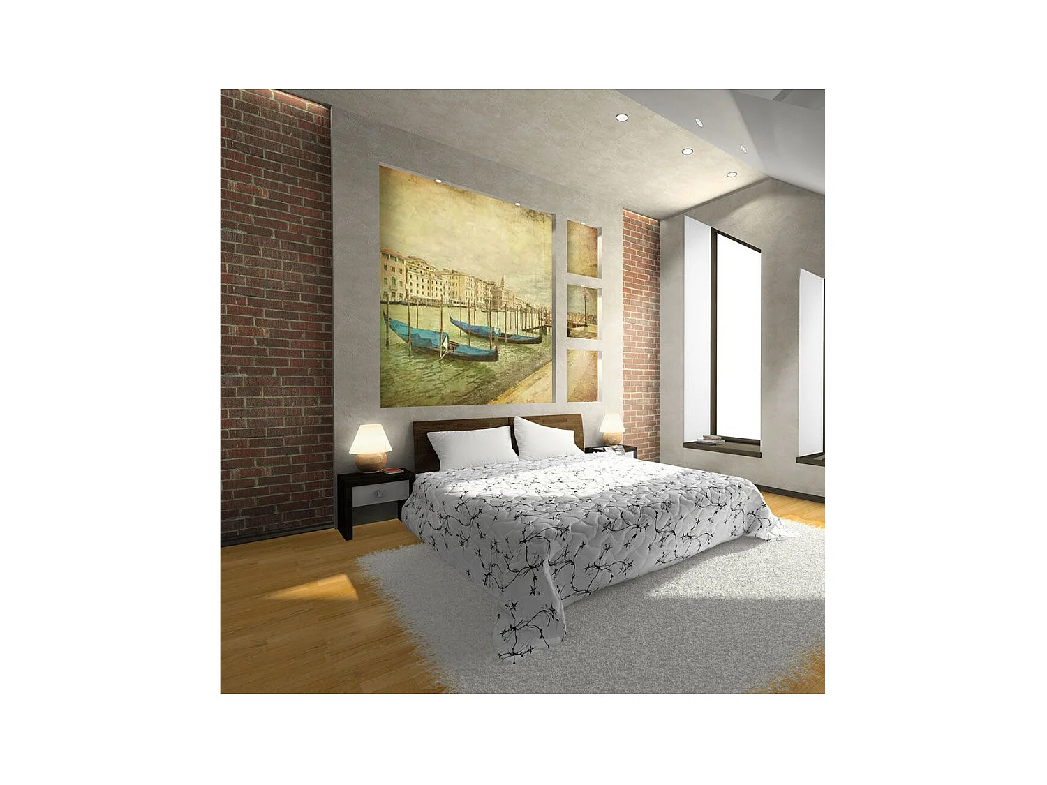 Papier Peint "Grand Canal, Venice Vintage" 193 x 250 cm