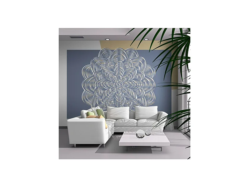 Papier Peint "Ornement Blanc" 270 x 350 cm