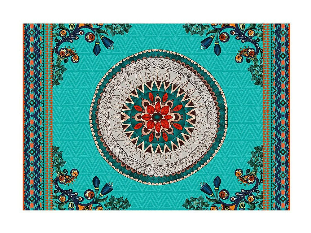 Papier Peint "Folk Inspiration" 105 x 150 cm