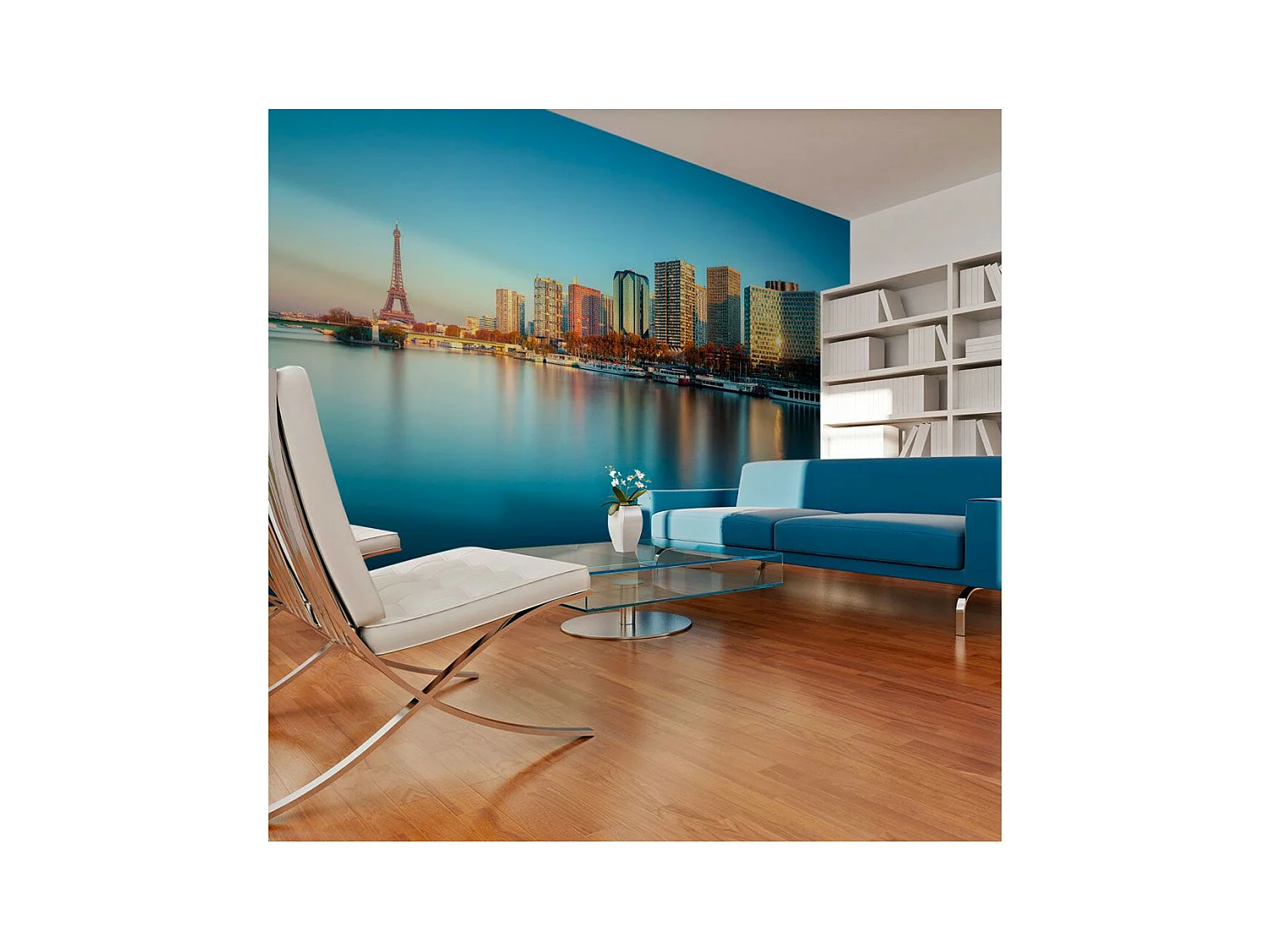 Papier Peint "Paris Centre D'Affaires" 154 x 200 cm