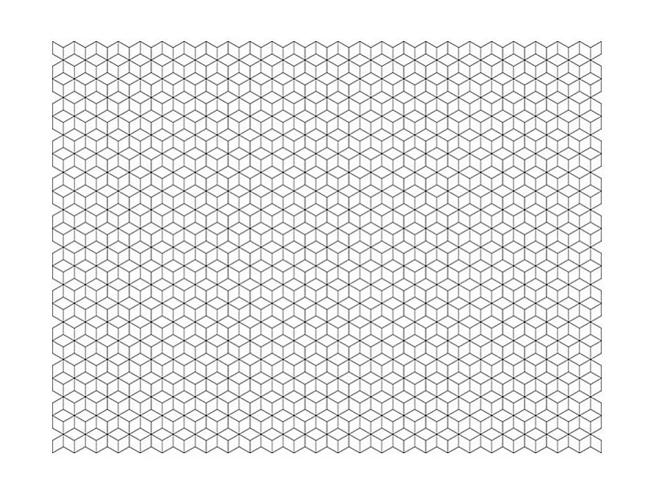 Papier Peint "Cubes Texture" 154 x 200 cm