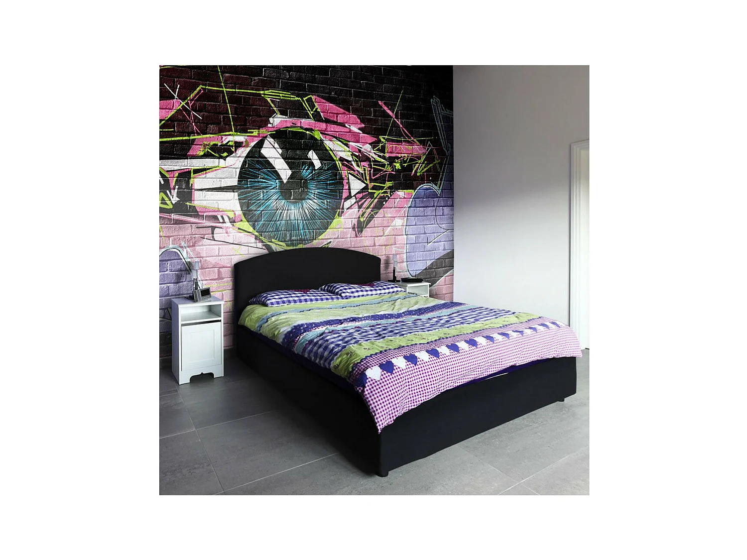 Papier Peint "Oeil Graffiti" 231 x 300 cm