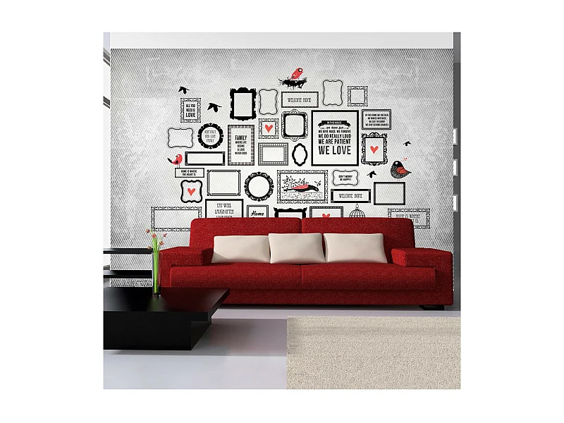 Papier Peint "Family Motto" 140 x 200 cm