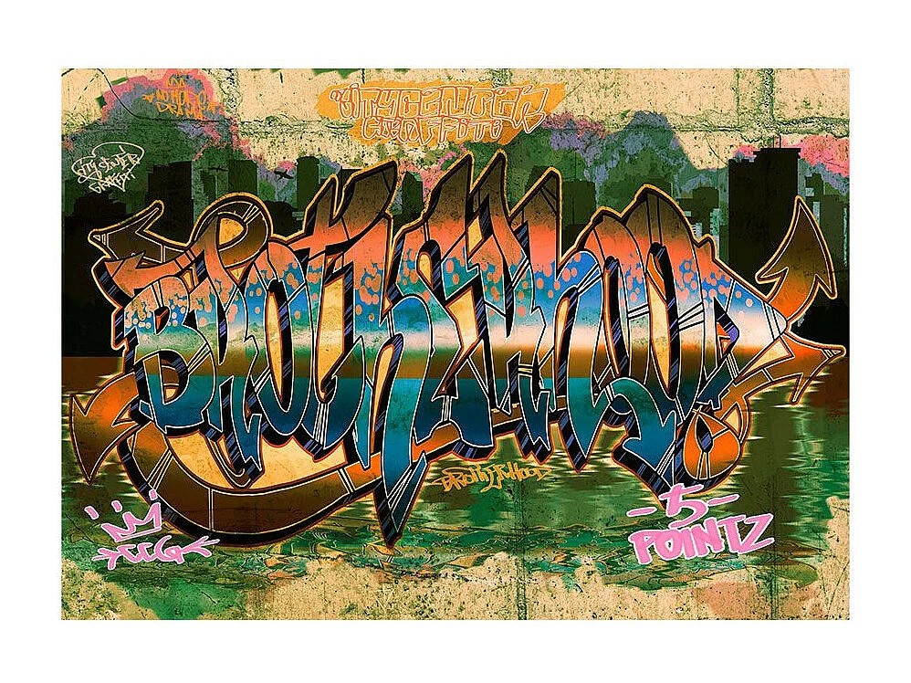 Papier Peint "Street Art" 70 x 100 cm