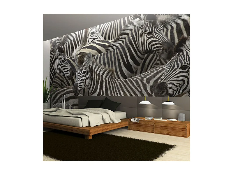 Papier Peint "Troupeau de Zèbres" 231 x 300 cm