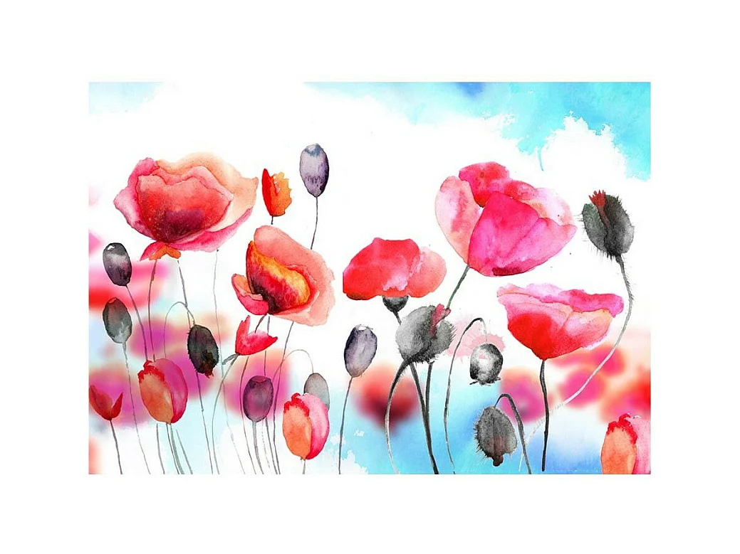 Papier Peint "Swaying with the Wind" 70 x 100 cm