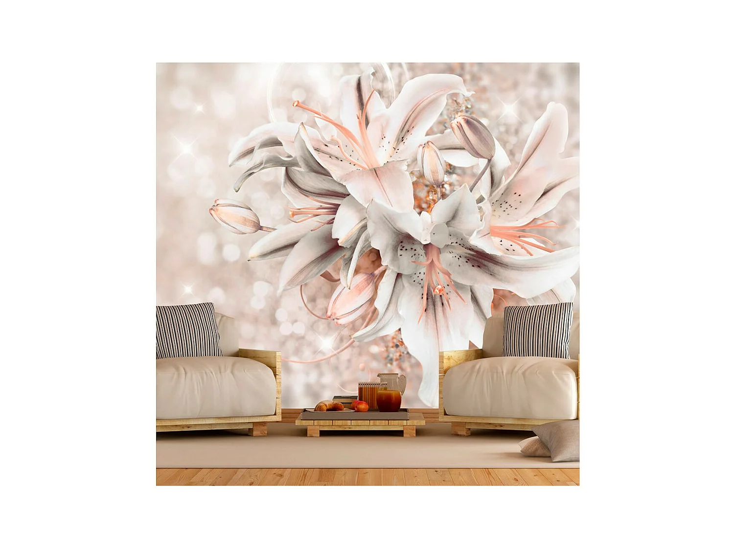 Papier Peint "Bouquet of Elegance" 70 x 100 cm