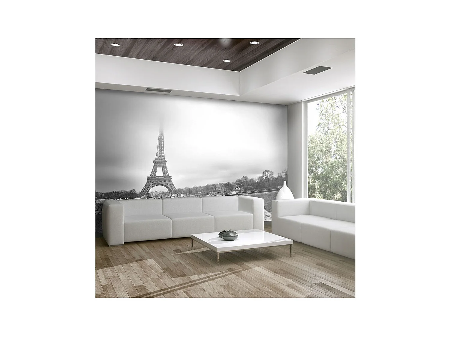 Papier Peint "Paris : Tour Eiffel" 231 x 300 cm