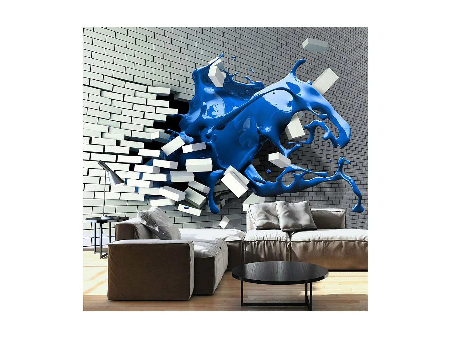 Papier Peint "Muse de Sapphire" 105 x 150 cm