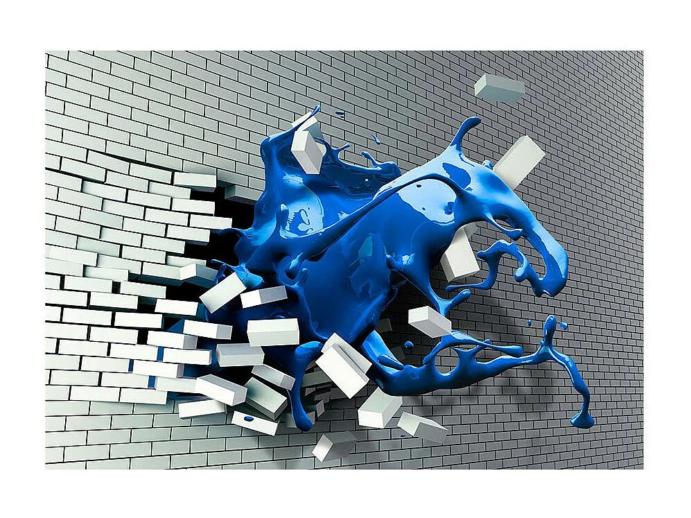 Papier Peint "Muse de Sapphire" 105 x 150 cm