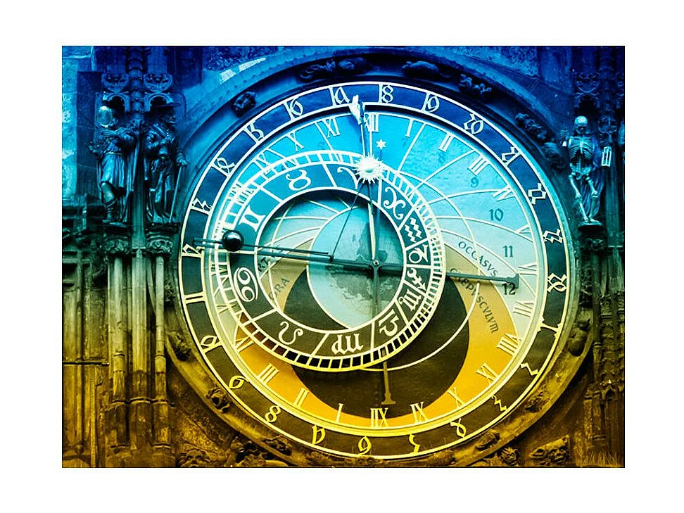 Papier Peint "Horloge Astronomique de Prague" 193 x 250 cm