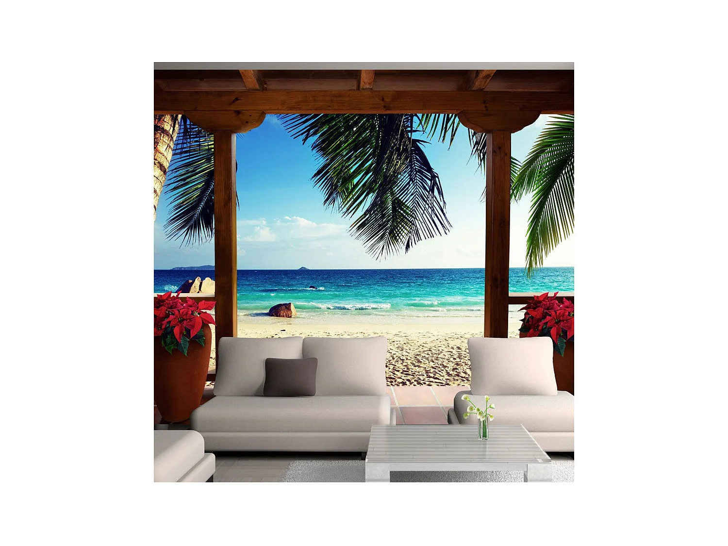 Papier Peint "Souvenirs Ensoleillés" 245 x 350 cm