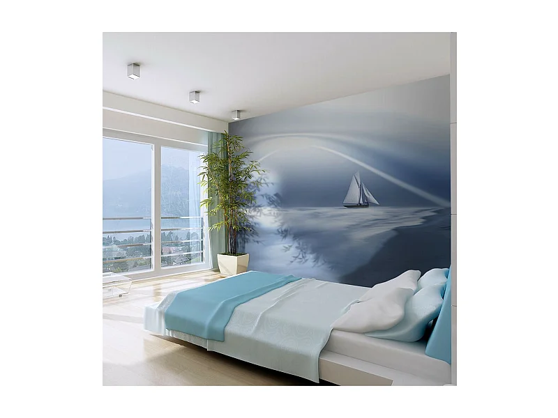 Papier Peint "Lonely Sail Drifting" 193 x 250 cm