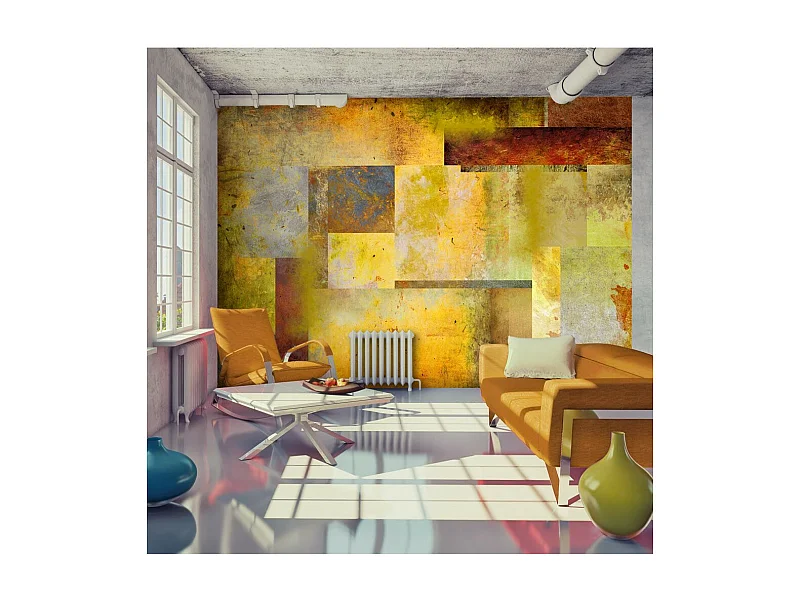 Papier Peint "Orange Hue of Art Expression" 245 x 350 cm