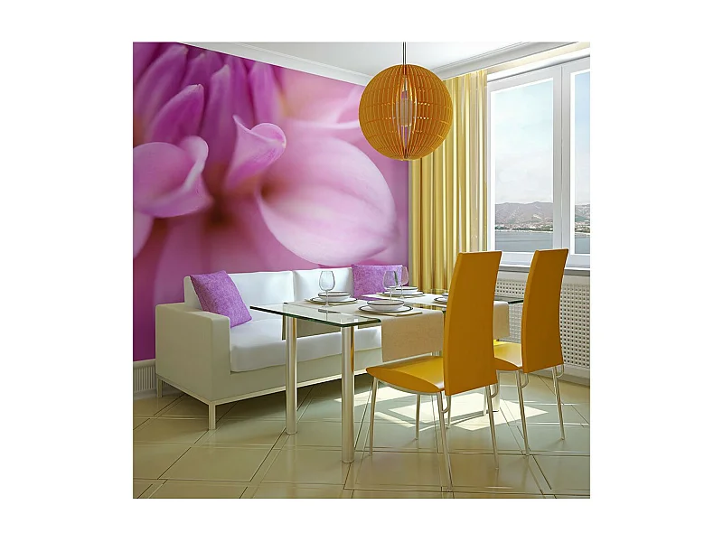 Papier Peint "Pétales de Fleur Dahlia" 270 x 350 cm