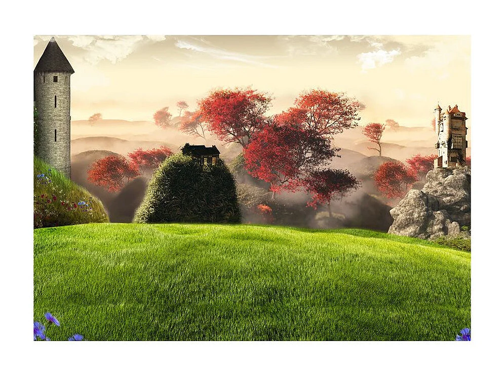 Papier Peint "Castles" 105 x 150 cm