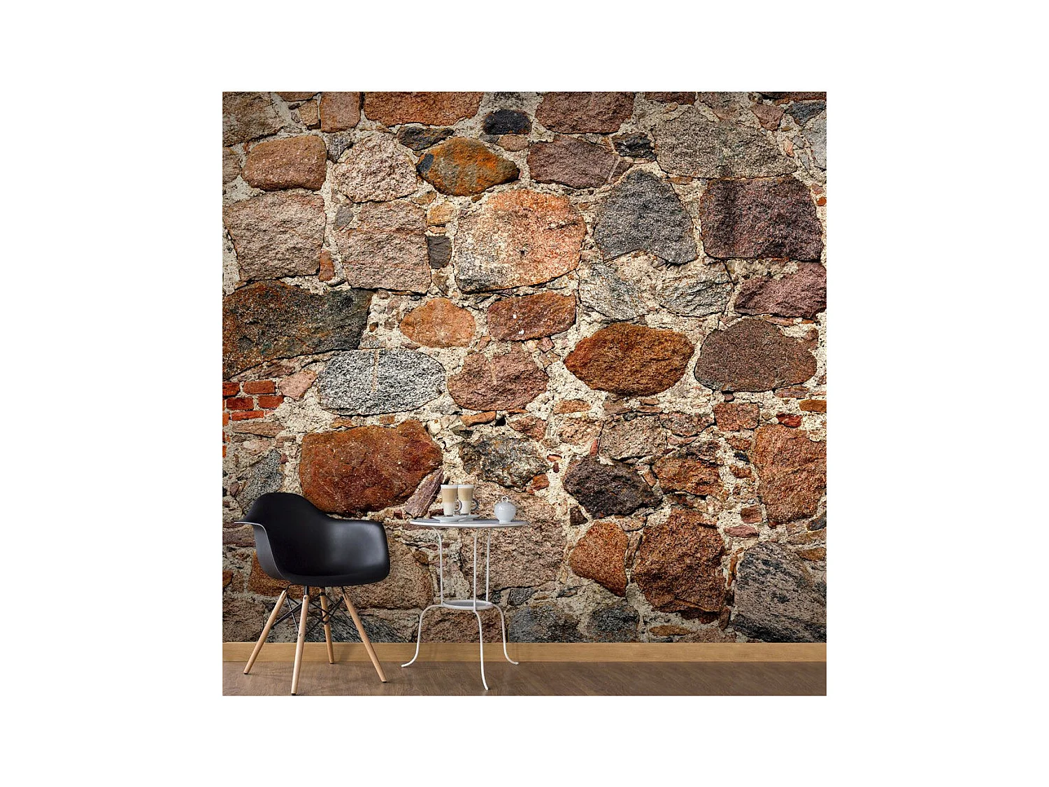 Papier Peint "Stony Artistry" 70 x 100 cm