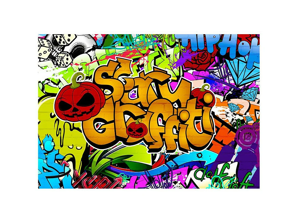 Papier Peint "Scary Graffiti" 210 x 300 cm