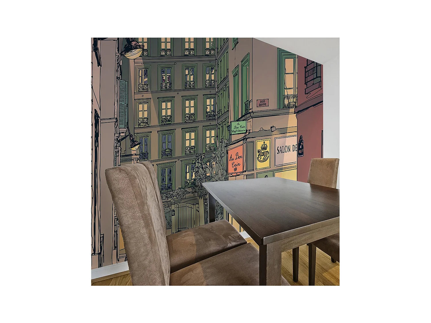 Papier Peint "Breakfast in Paris" 231 x 300 cm