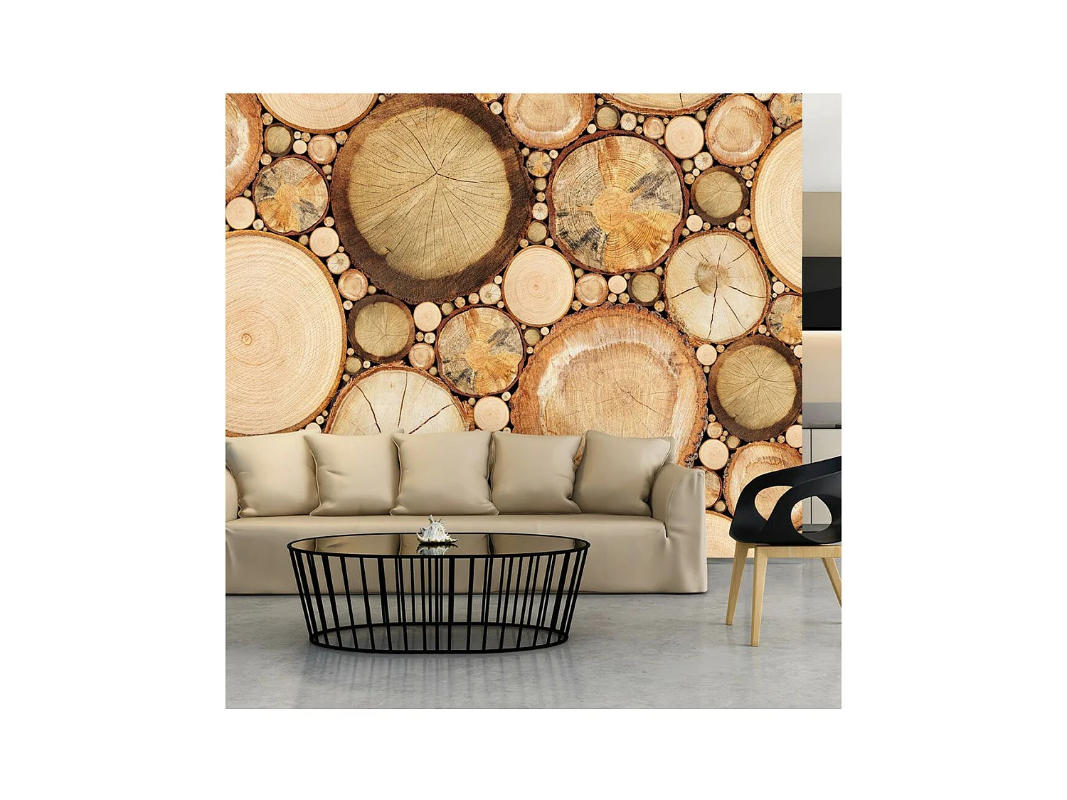 Papier Peint "Grains de Bois" 210 x 300 cm