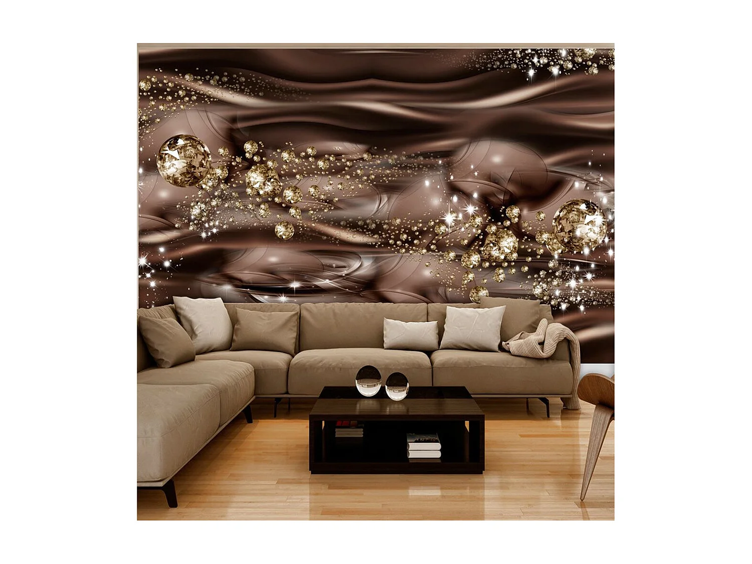 Papier Peint "Chocolate River" 175 x 250 cm