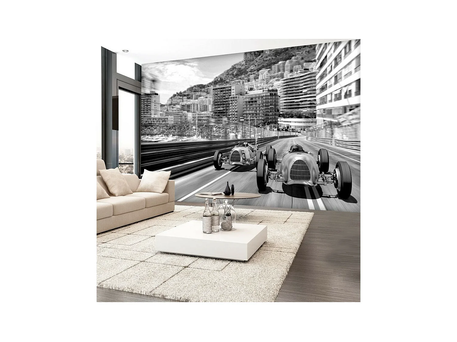 Papier Peint "Monte Carlo Race" 105 x 150 cm