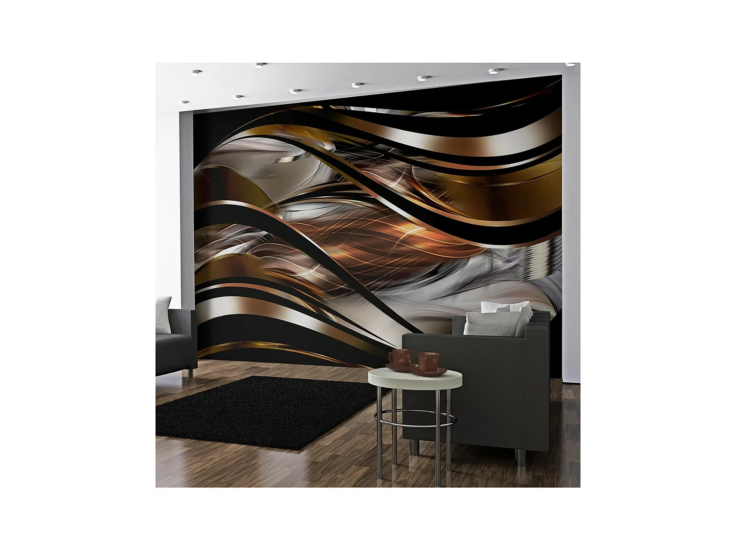 Papier Peint "Tempête D'ambre" 210 x 300 cm