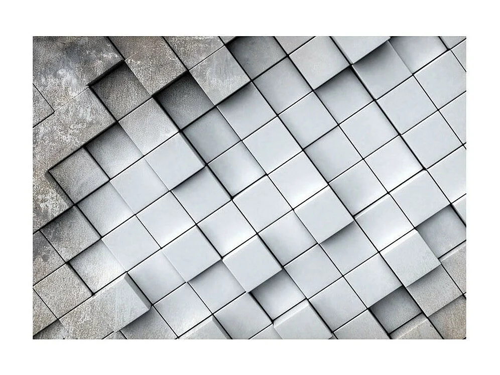 Papier Peint "Gray Background 3D" 175 x 250 cm