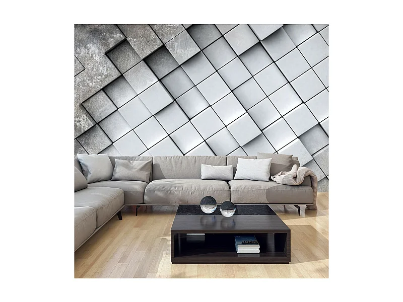 Papier Peint "Gray Background 3D" 175 x 250 cm