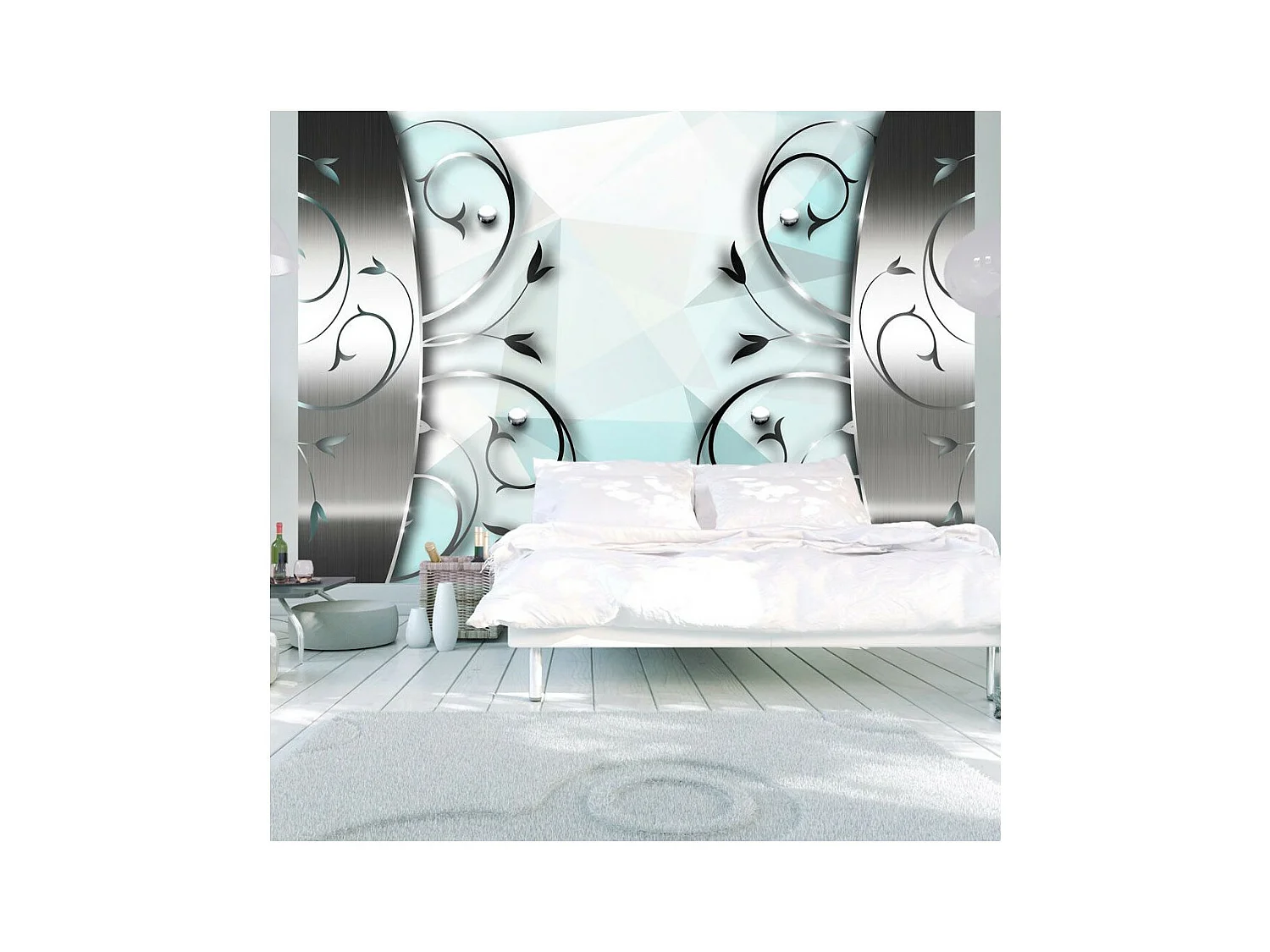 Papier Peint "Silver Gate" 210 x 300 cm