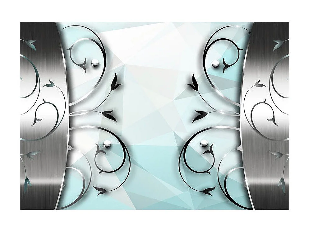 Papier Peint "Silver Gate" 210 x 300 cm