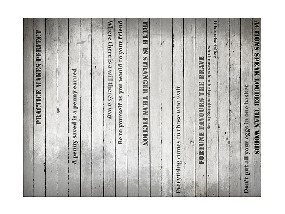 Papier Peint "Memorable Quotes" 154 x 200 cm