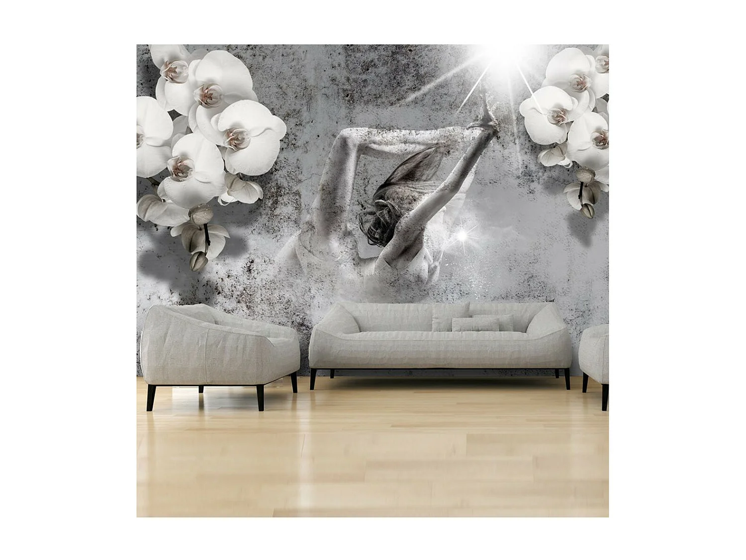 Papier Peint "Arrangement with Orchid" 210 x 300 cm