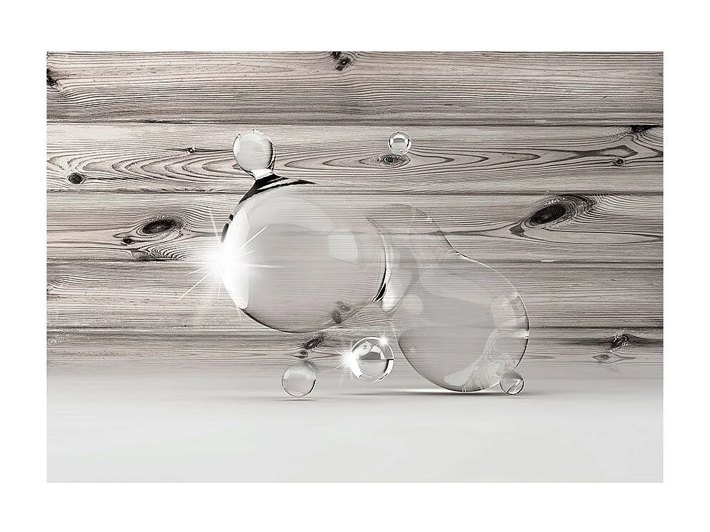 Papier Peint "Light in Drops of Water" 210 x 300 cm