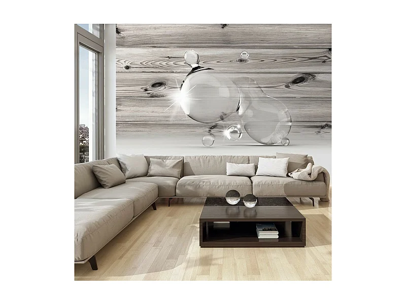 Papier Peint "Light in Drops of Water" 210 x 300 cm