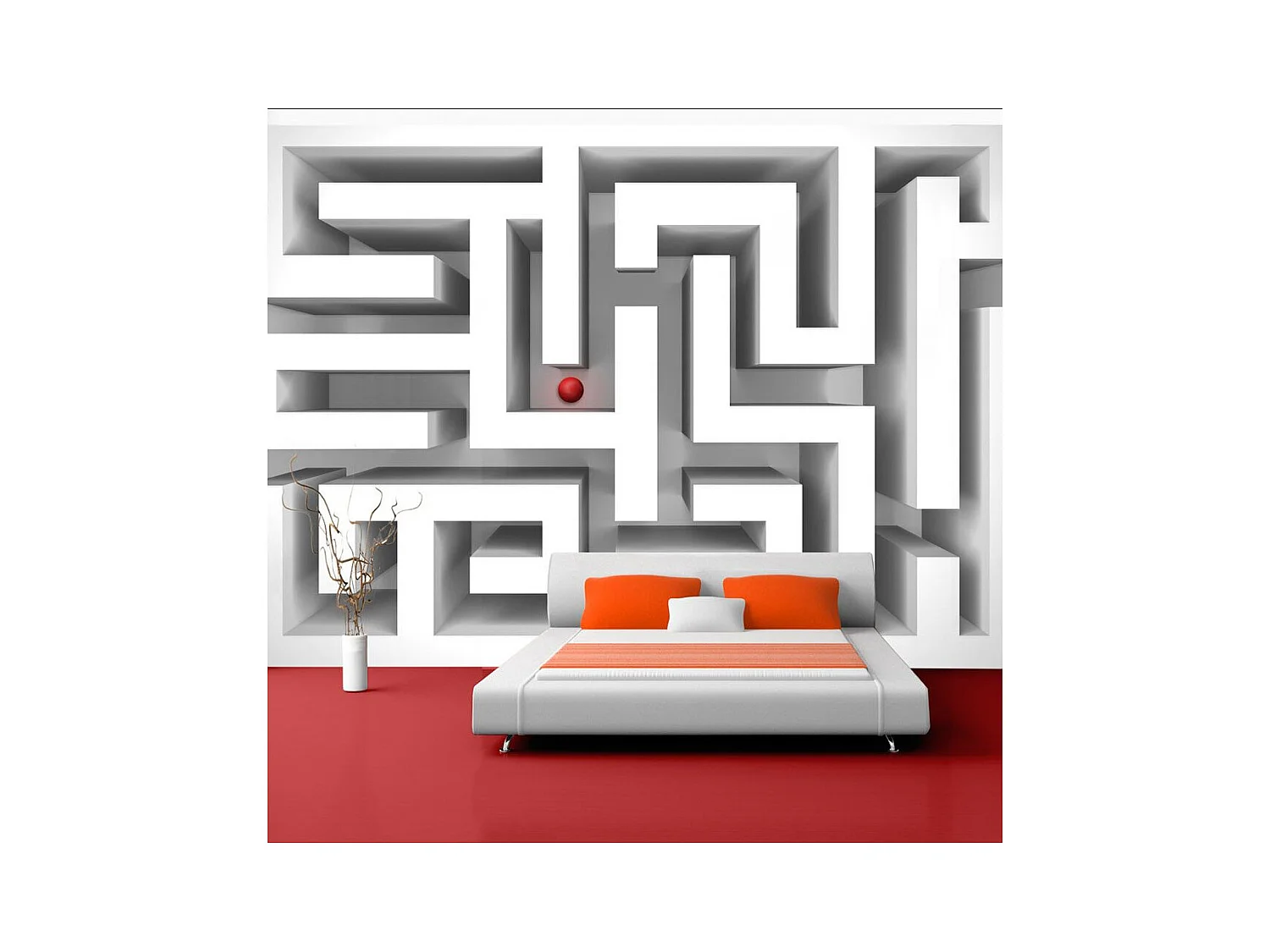 Papier Peint "Ice Labyrinth" 210 x 300 cm