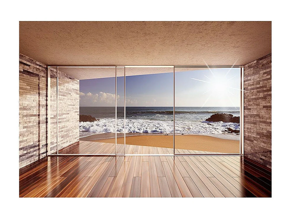 Papier Peint "Meeting at the Sea" 175 x 250 cm